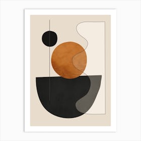 Abstract Minimal Shapes 3 Art Print