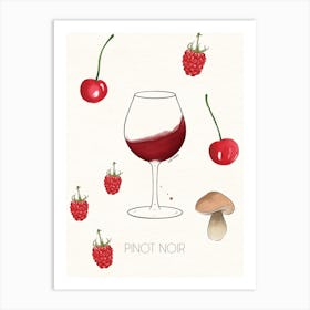 Pinot Noir Art Print