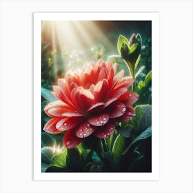 Dahlia Flower 2 Art Print