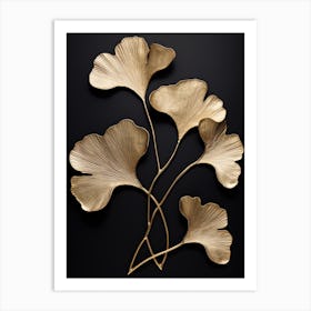 Ginkgo Leaf Wall Art Art Print