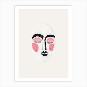 Face Mask Art Print