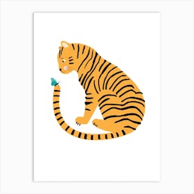 Tiger Friendship Art Print