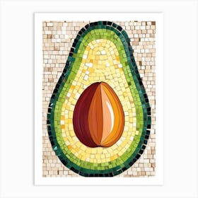 Avocado Mosaic 6 Art Print