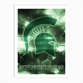 Michigan State Spartans Art Print