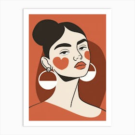 Illustration Of A Woman 29 Art Print