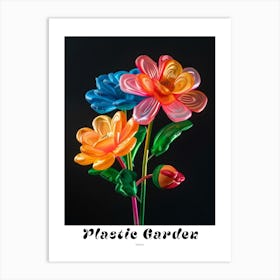Bright Inflatable Flowers Poster Dahlia 2 Art Print