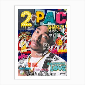 2pac Art Print