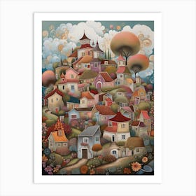 Russian Village 1 Art Print