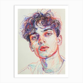 Portrait Of A Young Man 30 Art Print