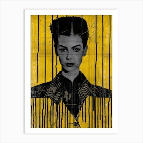 'The Girl In Yellow' Art Print