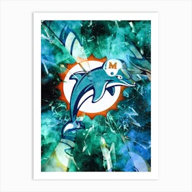 Miami Dolphins Art Print