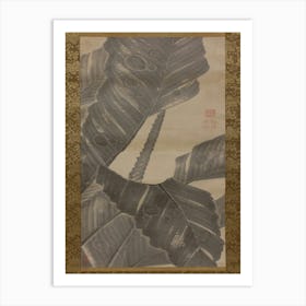 Banana Leaves, Itō Jakuchū Art Print