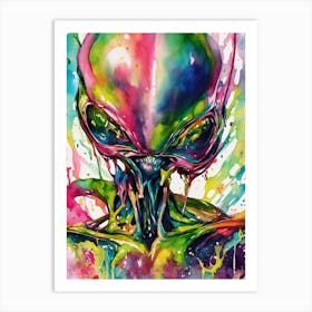 Alien Painting Art Print