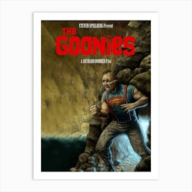 The Goonies, Wall Print, Movie, Poster, Print, Film, Movie Poster, Wall Art, Art Print