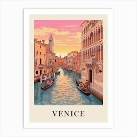 Vintage Travel Poster Venice 2 Art Print