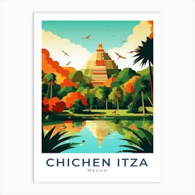 Mexico Chichen Itza Travel Art Print