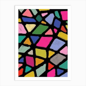 Stained Glass Pattern Art Print