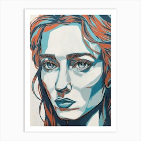 Woman Portrait Art Print