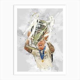 Toni Kroos Real Madrid Winner Art Print