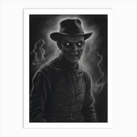 Spooky Frighteners Art Print