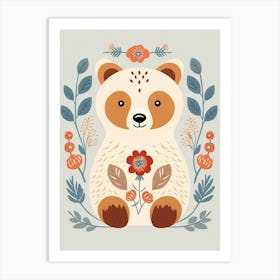 Baby Animal Illustration  Bear 9 Art Print