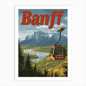 Aihrgdesign A Mid Century Modern Travel Poster For Banff Show Baa05028 Cadc 47e7 8f2e D5da694f0bf1 1 Art Print