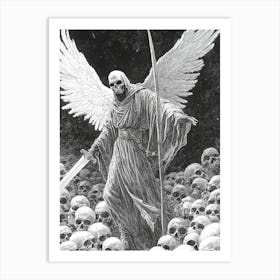 Angel Of Death 2 Art Print