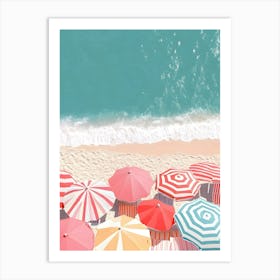 Beach Umbrellas 6 Art Print