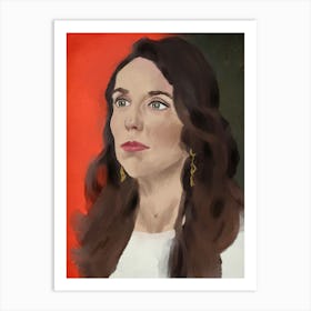 Jacinda Ardern Art Print