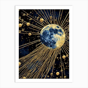 Moon Illustration 3 Art Print