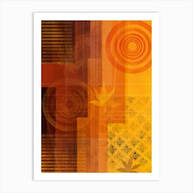 Autumn Abstract Art Print