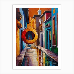 City Street Art Print