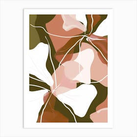 Abstract Floral Painting 21 Art Print