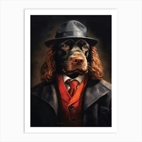 Gangster Dog Cocker Spaniel 3 Art Print