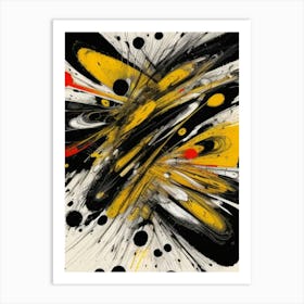 Bee Smear Art Print