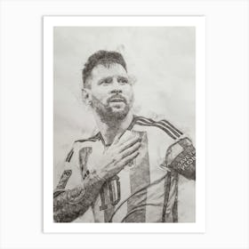 Lionel Messi 3 Art Print