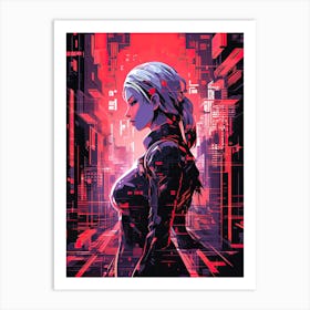 Cyberpunk art Art Print