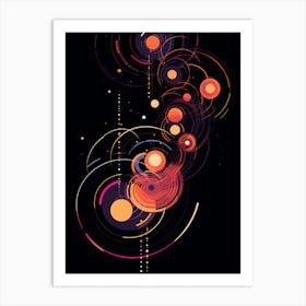 Abstract Circles 28 Art Print