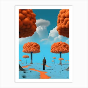 Man In A Tree Art Print