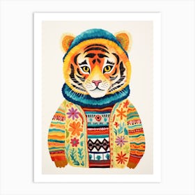 Tiger Print Art Print