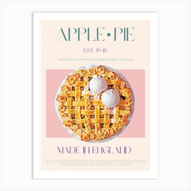 Apple Pie Mid Century Art Print