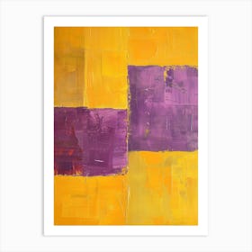 Purple Squares 5 Art Print
