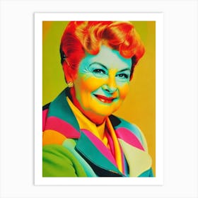 Brenda Blethyn Colourful Pop Movies Art Movies Art Print