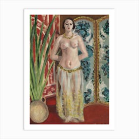 Henri Matisse Odalisque, Mains Dans Le Dos Art Print