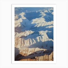 Italian Alps In Sunset Art Print