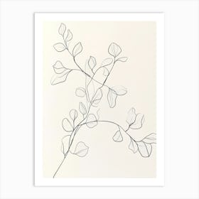 Twigs And Leaves 1 Art Print