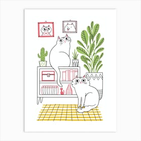 Cat Decor Art Print