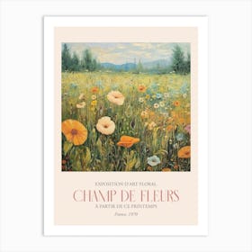 Champ De Fleurs, Floral Art Exhibition 23 Art Print
