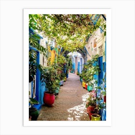 Alleyway In Morocco Art Print