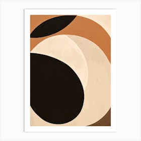 Abstract Bauhaus Mirage: Celestial Shapes Art Print